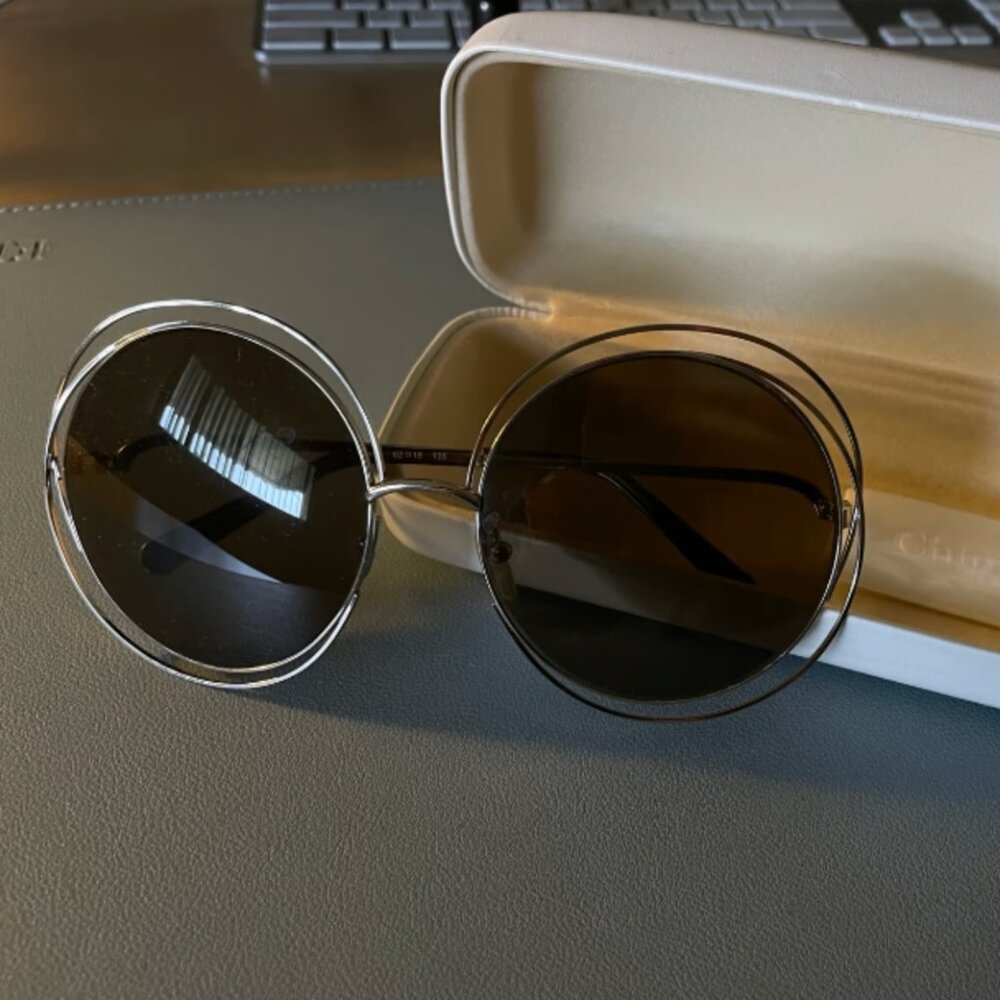 Chloe 62mm oversized sunglasses